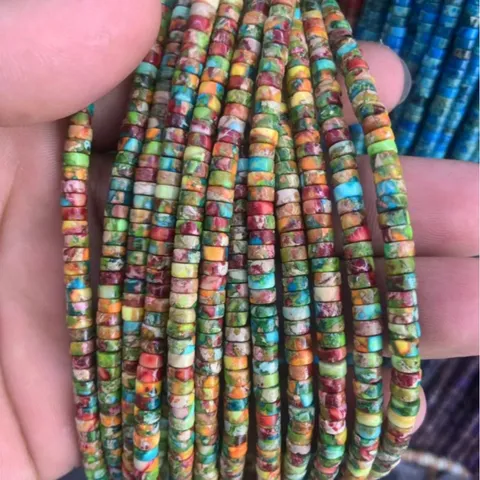 Natural Stone Tube Spacer Beads Cylindrical Loose Beads For DIY Jewelry Making Handcrafted Bracelet Necklace Design