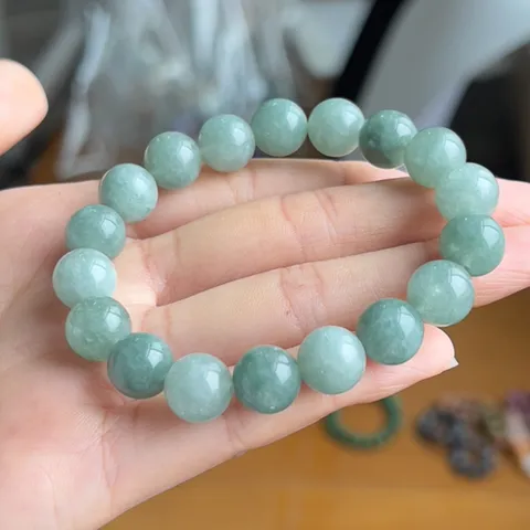 Natuursteen Kralen Armband Minimalistische Gesimuleerde Jade Edelsteen Kralen Stretch Armband Sieraden Cadeau Voor Vrouwen
