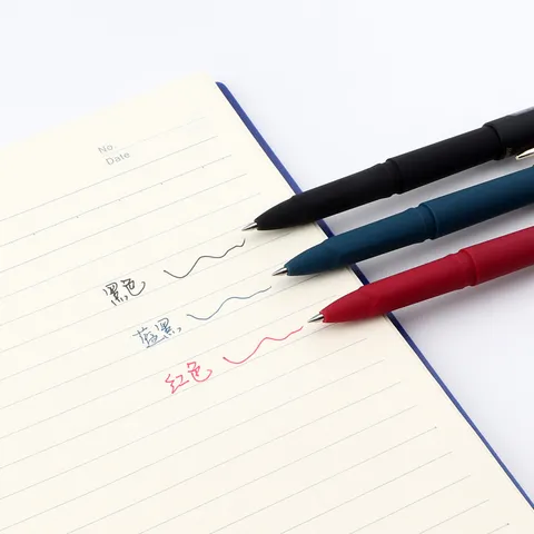 Retractable Gel Ink Pen Fine Point Smooth Writing Matte Barrel Business Office School Stationery Writing Pen