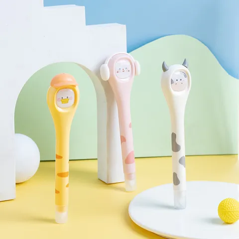 Cute Cartoon Correction Tape Mini Press Type Correction White Out Tape Portable Student Stationery Supplies For School Office