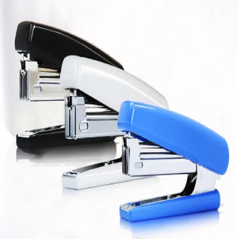 Portable Mini Stapler Office School Binding Tool Plastic And Metal Stapling Machine For Documents Stationery