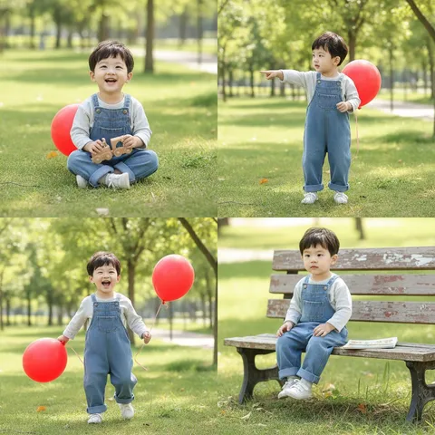Infant Toddler Baby Unisex Casual Denim Overalls Cotton Blend Jumpsuit Bib Pants Spring Autumn Children Clothing