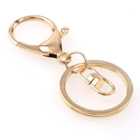 Multifunctional Metal Lobster Clasp Keychain DIY Craft Alloy Key Ring Bag Pendant Jewelry Making Accessories