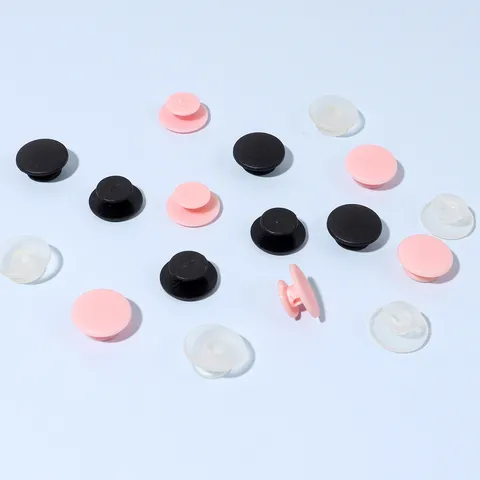 Plastic Shoe Charms DIY Clog Buttons Decorative Accessories Round Pearlized Pins For Women Kids Footwear