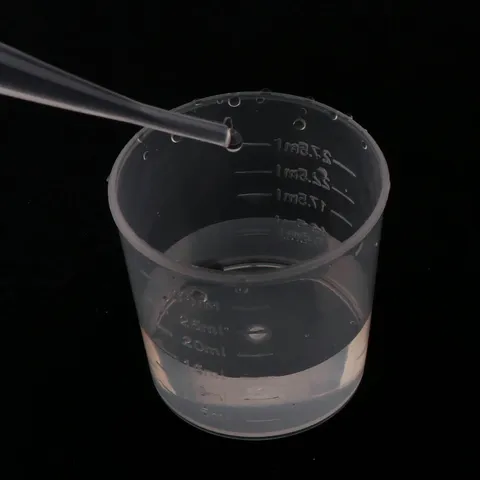 Transparent Plastic Measuring Cups And Disposable Pipettes Set DIY Epoxy Resin Mold Craft Tools Accessories