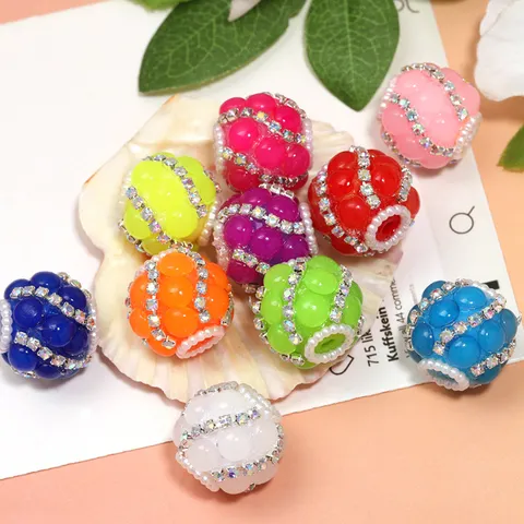 Acryl Schmetterling Herz Lose Perlen Strass Eingelegt Bunte Bastelperlen Für DIY Telefonkette Taschenkette Auto Anhänger