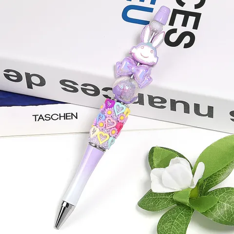 Acrylic Heart Star Bead Caps Spacer Beads Electroplated Flower End Caps For DIY Jewelry Making Beaded Pen Craft Accessories