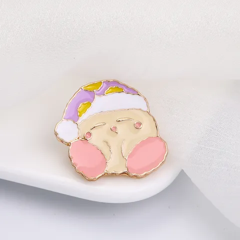 Cute Cartoon Alloy Enamel Brooch Pin Christmas Sleeping Baby Shape Badge Every Day Is A Fresh Start Sun Cloud Brooches For Clothes Backpacks Decoration Accessory