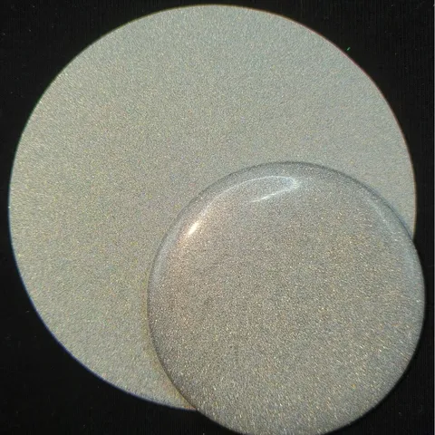 Silver Glitter Double Flash Badge Base Paper Round Special Art Paper For Handmade DIY Badge Making Craft Accessory