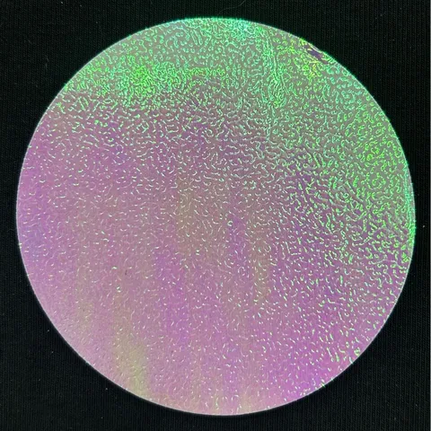 Holographic Art Paper Pear Texture Double Glitter Specialty Base Sheet For Badge DIY Handmade Craft Gift Packaging Material