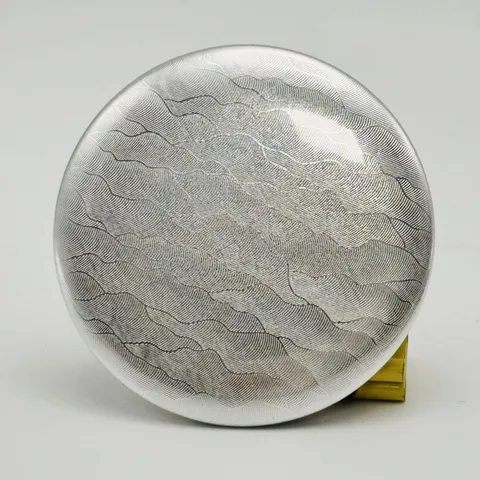 Metallic Luster Paper Badge Backing Card For Anime Merch Button Pin Round Base Shiny Water Ripple Pattern Paper Decor