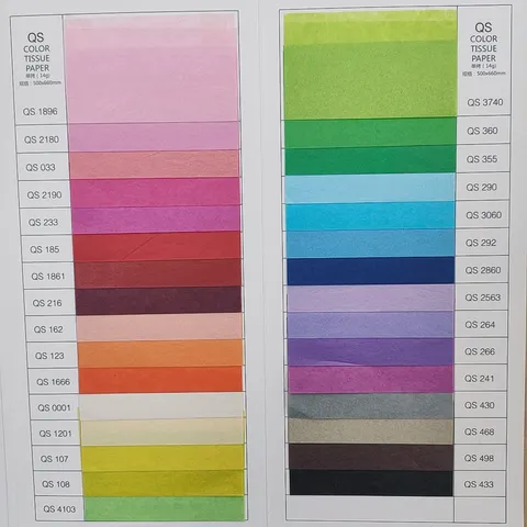 Multicolor Tissue Paper Gift Wrapping Paper Food Packing Paper Colorful Decorative Craft Paper For Holiday Party Bakery