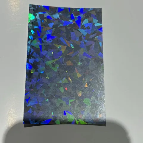 Holographic Laser Craft Cardstock Double Glitter Effect Special Backing Paper Colorful Rainbow Diffraction Sheets For DIY Badge Making Packing Supplies