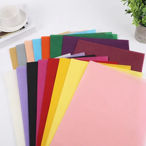 Thin Color Tissue Paper For Gift Box Clothing Shoes Packaging Acid Free Copy Paper Flower Wrapping Paper Sheets Versatile DIY Craft Paper