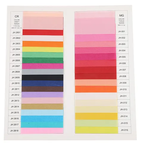 Thin Color Tissue Paper For Gift Box Clothing Shoes Packaging Acid Free Copy Paper Flower Wrapping Paper Sheets Versatile DIY Craft Paper