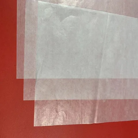 Food Grade White Wax Paper Translucent Wrapping Paper 22g Moisture Proof Glassine Paper For Food Packaging Clothing Lining