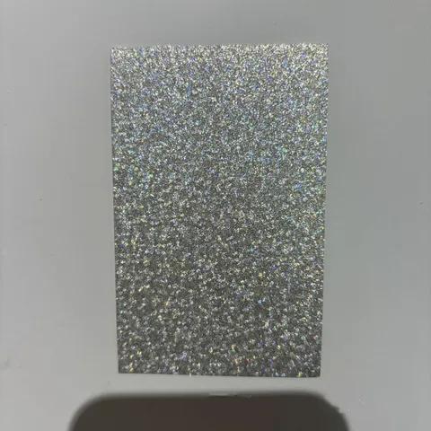 Holographic Glitter Cardstock Heart Dot Pattern DIY Badge Paper Laser Flash Decorative Craft Paper For Scrapbooking Projects