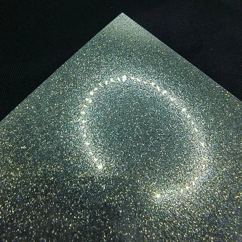 130g Glitter Mirror Paper Double Shiny DIY Badge Bottom Paper Fine Glitter Flower Wrapping Paper Specialty Handicraft Paper