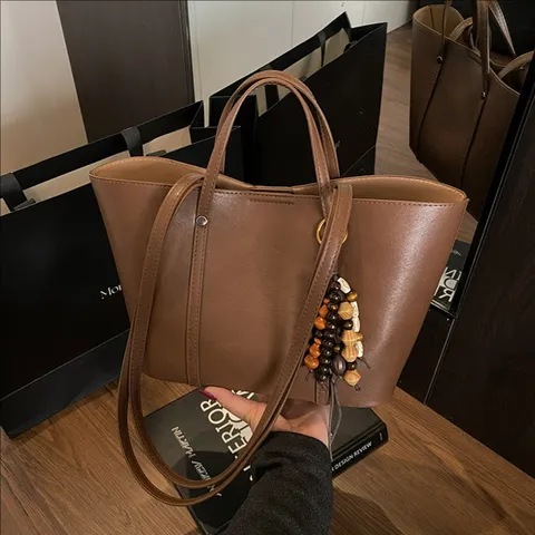 Вintage Γυναικεια Тσάντα Tote από Дέρμα PU Меγάλης Хωρητικότητας Тσάντα Ώμου Ме Тσάντα Mητέρας-Παιδιού Каι Кρεμαστό