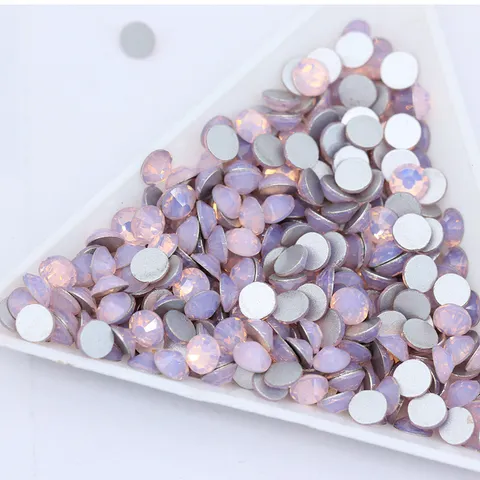 Flatback Glass Rhinestones Crystal Nail Art Diamonds Mixed Colors Round Rhinestones For DIY Crafts Nail Decoration