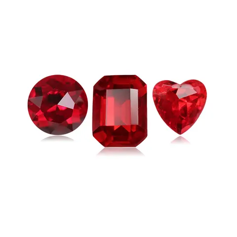 Strass pour Ongles Rouges à Fond Pointu Gemmes de Cristal Coupe Géométrique pour Décoration Manucure Bricolage