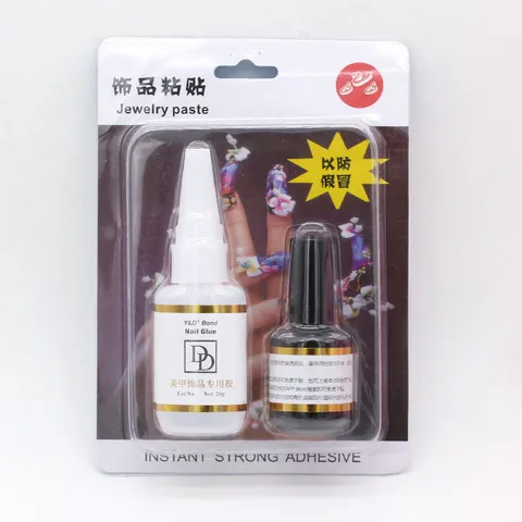 Set Attivatore Colla per Strass Unghie Professionale Forte Adesione Pasta per Gioielli per Unghie Finte Strass Strumenti per Manicure