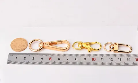 Mosquetones De Llavero De Metal De Aleación De Zinc Mosquetones De Langosta Perro Ganchos De Resorte Para Correas De Bolso Accesorios De Herrajes