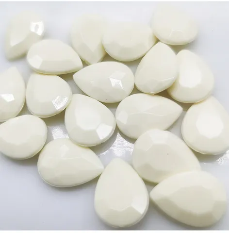 Acrylic Teardrop Rhinestones Flatback Resin Candy Color DIY Accessories For Phone Case Wedding Shoes Crafts