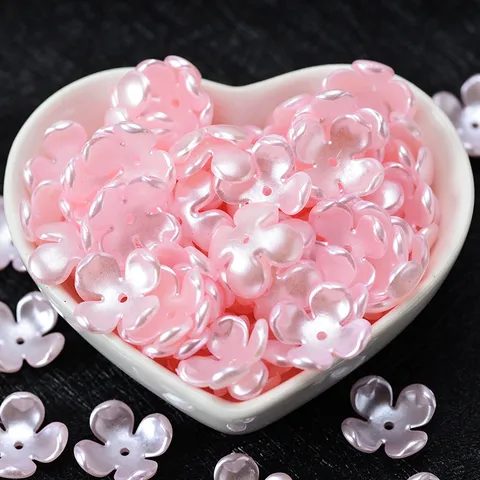 Paquet de Matériel de Bouquet de Fleurs Simulation Trèfle à Quatre Feuilles DIY Fait Main en Plastique et Résine Accessoires