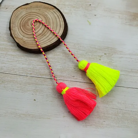 Nappa a Doppia Testa in Cotone Fatta a Mano Nodo Cinese Ciondolo Hanfu Decorazione Sospesa Stile Etnico Accessori Fai da Te