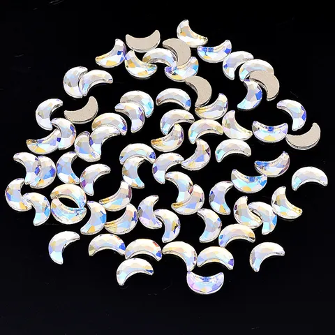 Strass in Vetro Forme Miste Cristalli Piatti Pietre per Nail Art Strass DIY Artigianato Decorazione Gemme