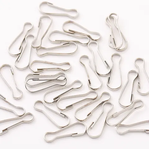 Metal Spring Snap Hooks Lobster Claw Clasps Metal Swivel Snap Hook Keychain Spring Gate Ring Jewelry Making Findings