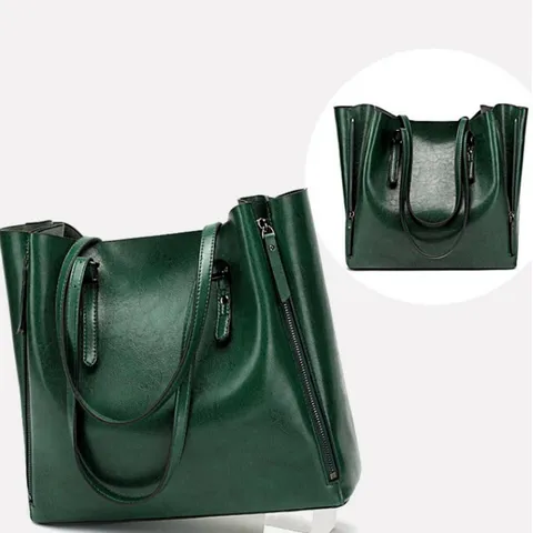 Niche Design Spliced PU Leather Large Capacity Bucket Bag Women Fashionable Commuting Single Shoulder Handbag