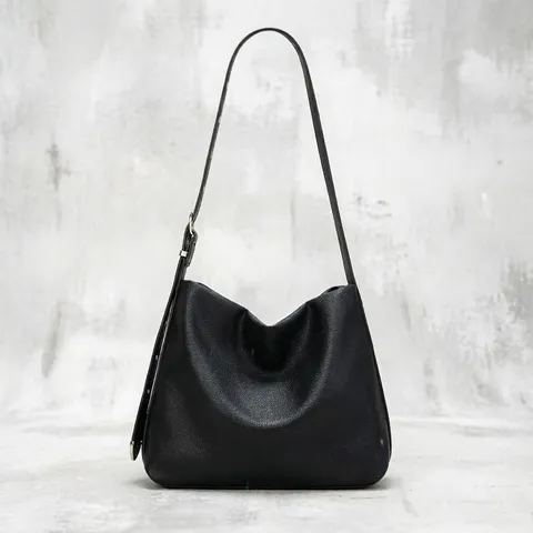 Women's Vintage Large Capacity PU Leather Tote Bag Retro Casual Solid Color Shoulder Bag Soft Commuter Handbag