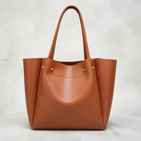 Women Fashion PU Leather Tote Bag Large Capacity Casual Commuter Shoulder Bag With Wing Design Handbag