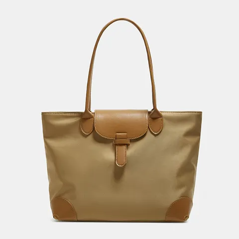Casual Oxford Cloth Tote Bag Large Capacity Multi-Function Commuting Travel Shoulder Bag Women Vintage Handbag