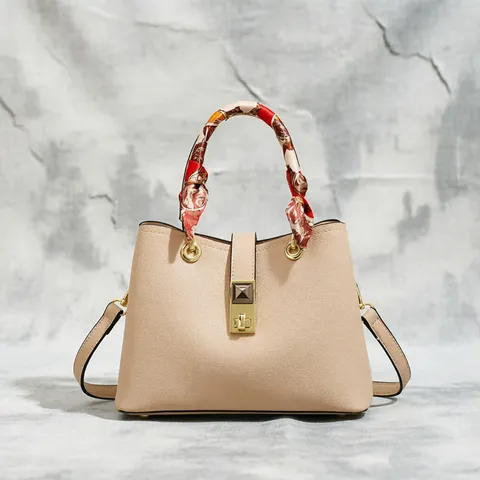 Women Large Capacity PU Leather Tote Bag Fashion Retro Designer Handbag Casual Chic Shoulder Crossbody Bag With Scarf
