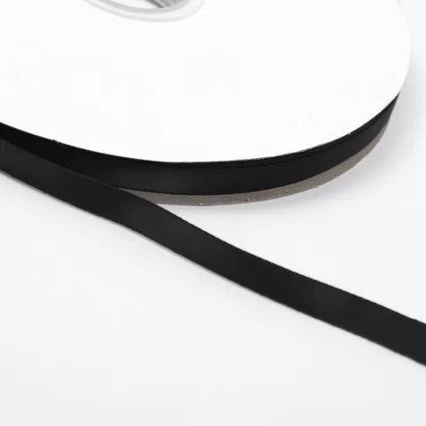 Polyester Herringbone Ribbon Tape Binding Webbing For Garment Sewing Craft Home Decorative Black Ribbon Roll