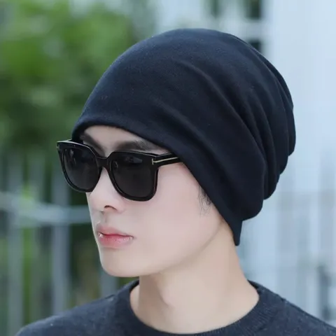 Bonnet De Nuit Mince Respirant Couleur Unisexe Décontracté Polyvalent Coupe-Vent Pour Maison Quotidienne