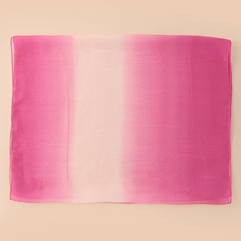 Sciarpa in Georgette Sfumata da Donna Rosa Scialle Protezione Solare Leggero Foulard Tie-Dye Traspirante per Mare Estate