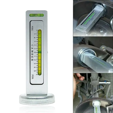 Magnetic Camber Alignment Gauge Tool Adjustable Wheel Alignment Spirit Level For Car Repair Heavy Duty Measurement Tool