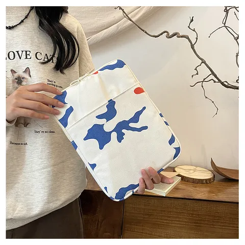 Korean Style Camouflage Laptop Sleeve Protective Cover Ins Style Storage Bag For Notebook Computer