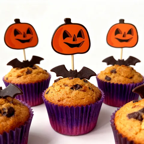 Halloween Κολοκύθα Cake Toppers Cupcake Picks Dessert Φρούτα Σήματα Ψήσιμο Διακοσμητικά Εισαγωγές Προμήθειες Πάρτι