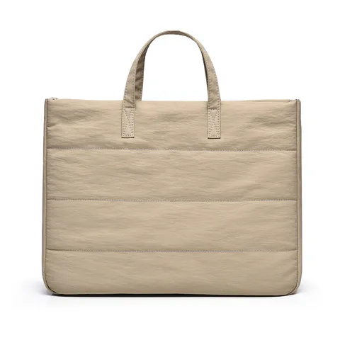 Minimalist Oxford Cloth Laptop Bag Waterproof Commuting Tote Bag Large Capacity Shoulder Bag For Women Business Office