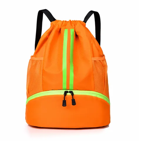 Casual Sport Rugzak Waterdichte Trekkoord Gym Tas Outdoor Reizen Basketbal Opslag Daypack Met Schoenencompartiment