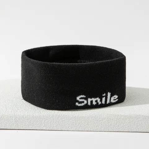 Diadema Deportiva de Punto Elástica Absorbente de Sudor para Yoga Running Fitness Uso Diario Unisex
