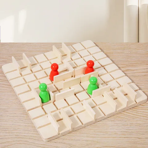 Wooden Logic Thinking Board Game Strategy Maze Desktop Toy Parent Child Interactive Educational Puzzle Game Gift
