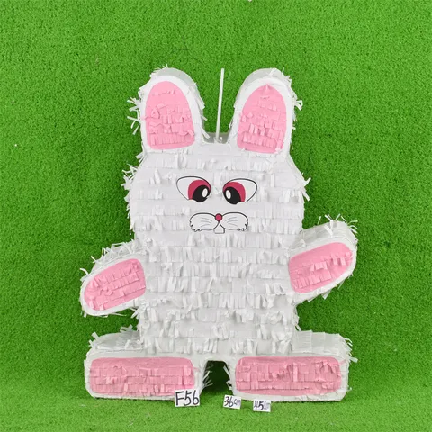 Pendentifs Suspendus Lapin Oeuf de Pâques Décoration en Papier de Pulpe Fête de Festival Scène de Fenêtre Ornements de Lapin Maison