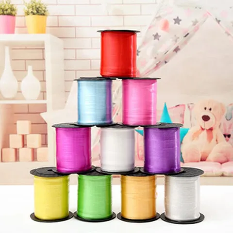 Rollo de Cinta de Plástico para Decoración de Fiesta de Boda Envoltorio de Regalo Cuerda