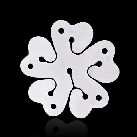 Plastic Balloon Clip Six in One Plum Blossom Shaped Holder Connector For Wedding Party Birthday Room Decoration